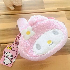 Sanrio My Melody x Loungefly small fuzzy crossbody bag